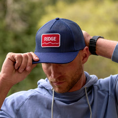 Ridge Mesh Snapback - Alpine Navy