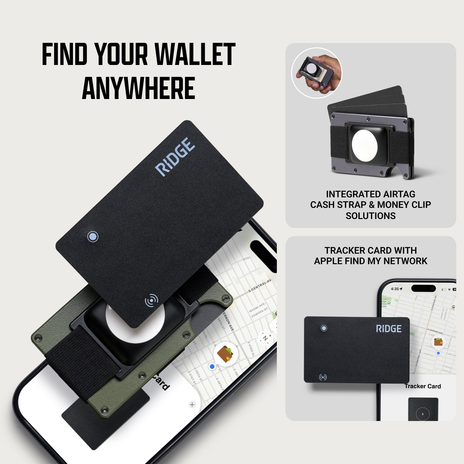 Ridge Wallet - Olive Titanium - Summit