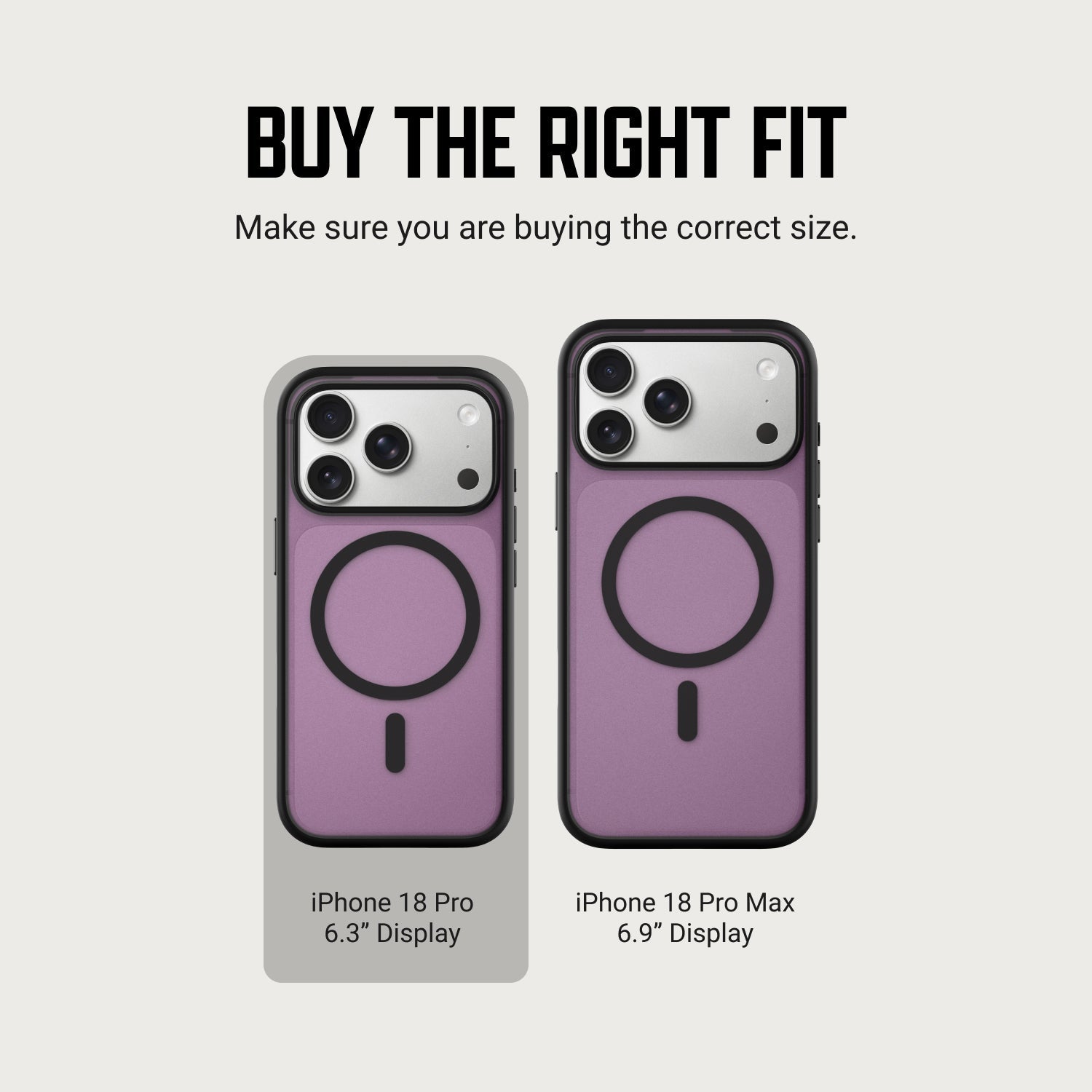 Ridge Phone Case - iPhone 18 Pro - Atomic Purple