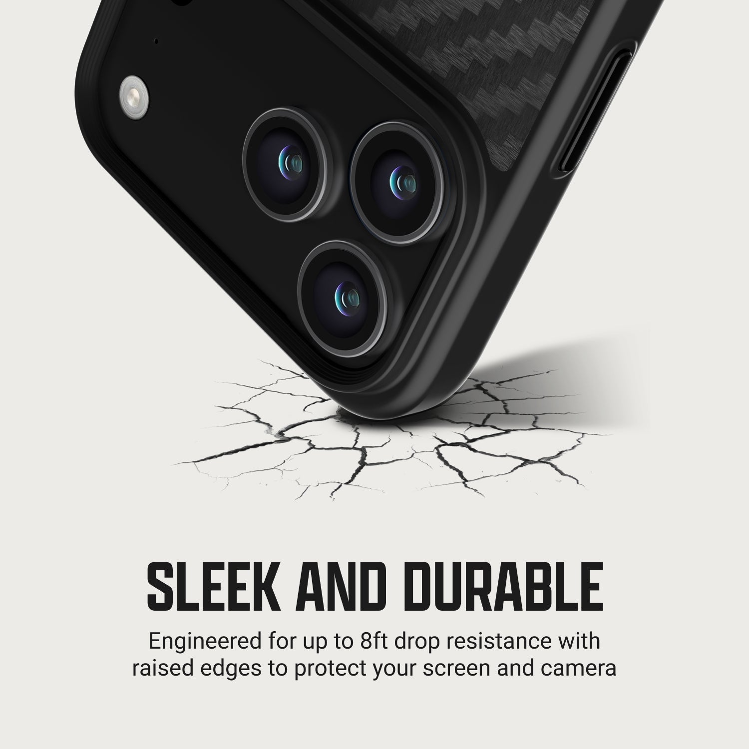 Ridge Phone Case - iPhone 18 Pro - Carbon