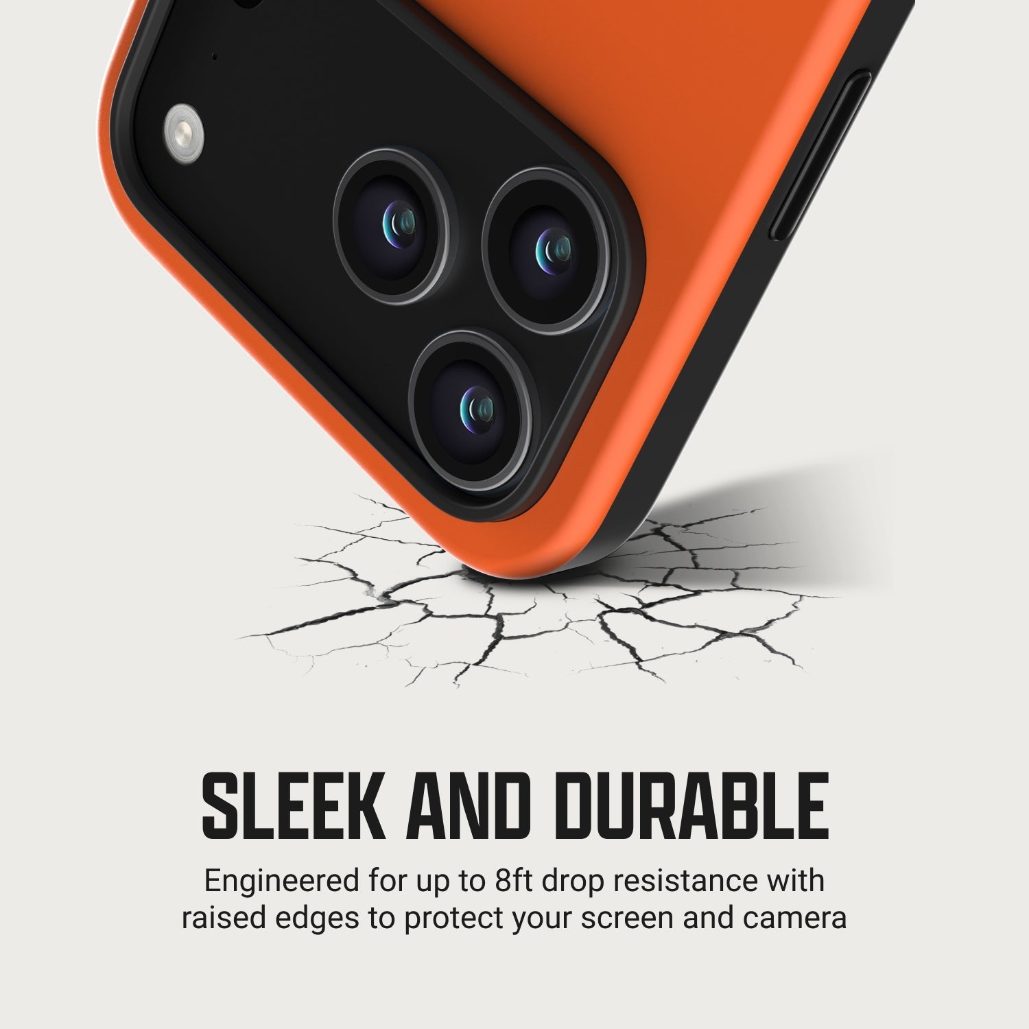 Ridge Phone Case - iPhone 18 Pro Max - Basecamp Orange