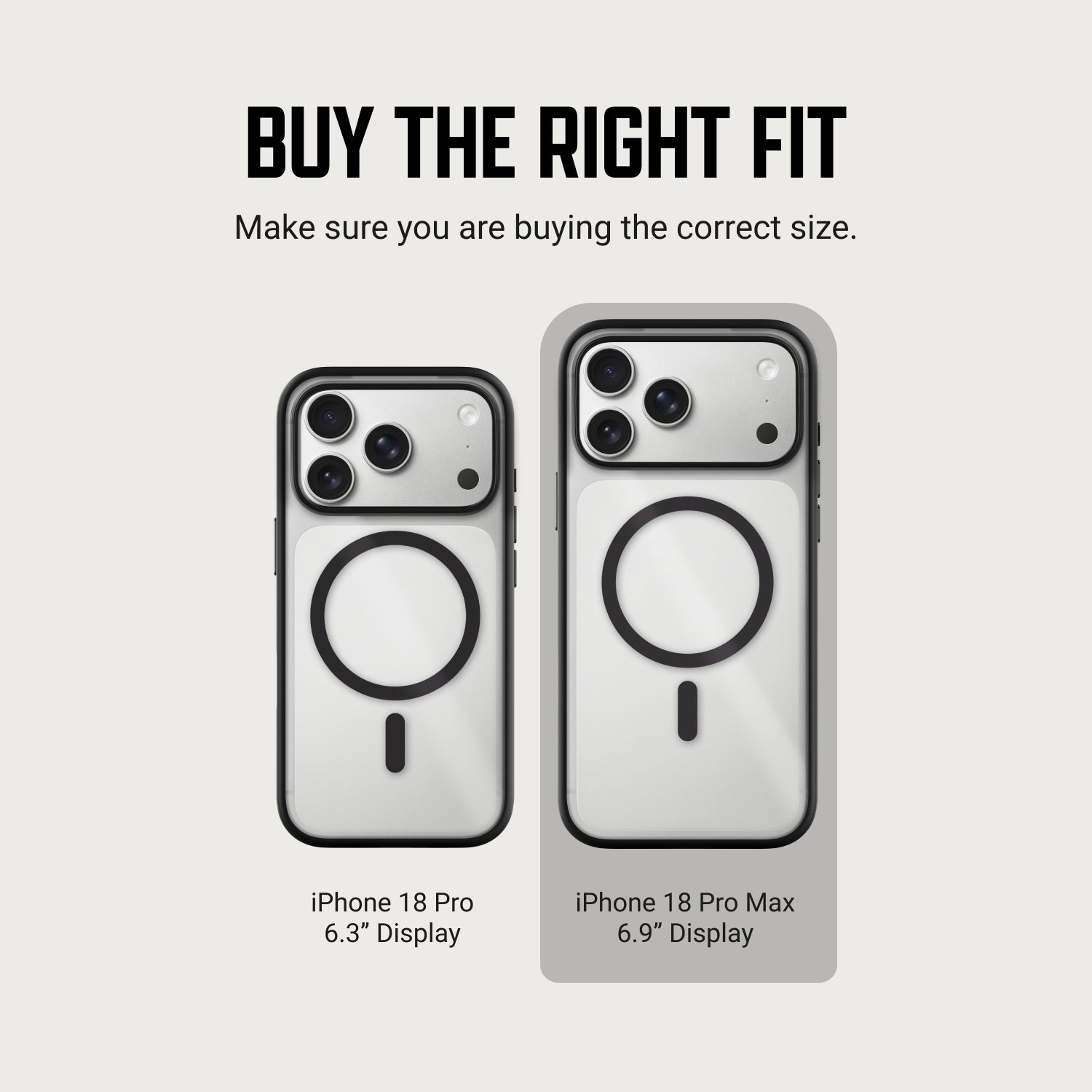 Ridge Phone Case - iPhone 18 Pro Max - Phantom